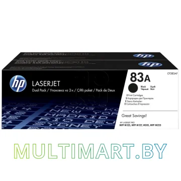 Набор картриджей HP 83A (CF283AF)